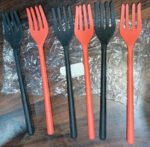 Silicone Flexible Forks, Silicone Cooking Fork Heat Resistant, Multifunctional Nonstick Blending Fork (6 Pcs) - Image 7