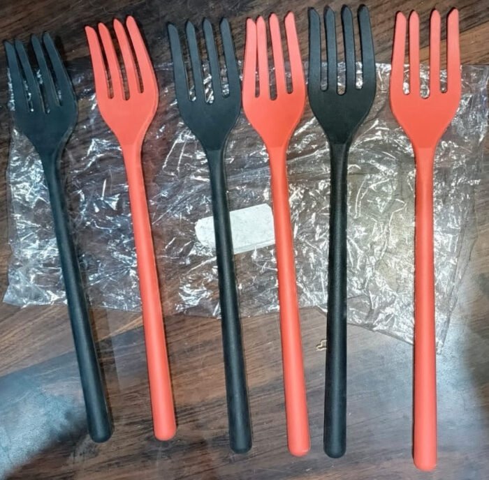 Silicone Flexible Forks, Silicone Cooking Fork Heat Resistant, Multifunctional Nonstick Blending Fork (6 Pcs) - Image 7