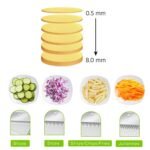 2803 Multi functional Time Saving Adjustable Hand Press Vegetables Chopper