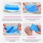 6234 Ultra Soft Exfoliating Sponge | Dead Skin Remover Sponge For Body | Face Scrubber for Women and Men