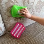 Plastic Handheld Carpet Roller Brush Cleaning With Dust Crumb Collector, Wet, And Dry Brush