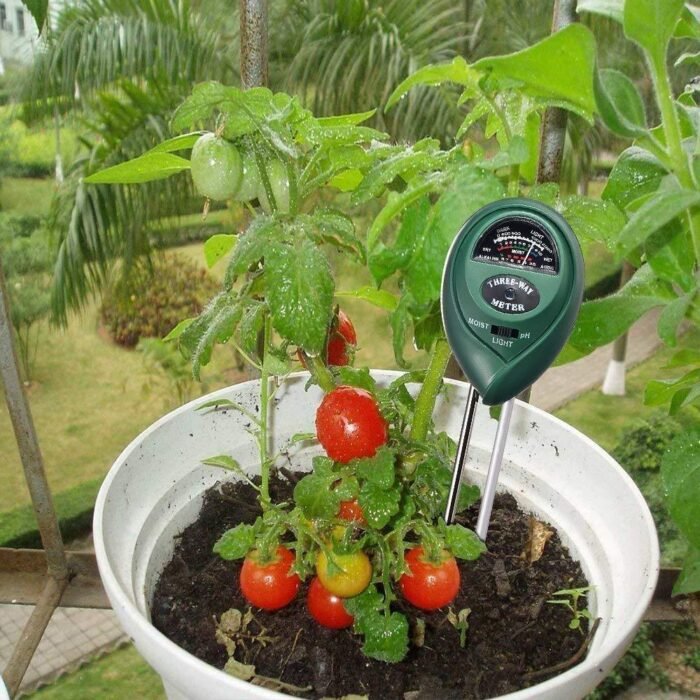 473 Soil Tester 3-in-1 Plant Moisture Sensor (Green)