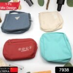 Travel Wash Bag Multi-Functional Waterproof Cosmetic Storage Bag Handheld Foldable Hook Cosmetic Bag With Zipper Closure Handbag Portable Classification Bags(1 Pc Mix Design)