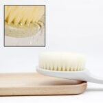 6197 Body Brush Long Handle Dry Brush Soft Bristle Bath Brush Back Scrub Exfoliating Massage.