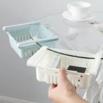 2336A EXPANDABLE ADJUSTABLE MULTIPURPOSE FRIDGE STORAGE BASKET ( 2 pc )