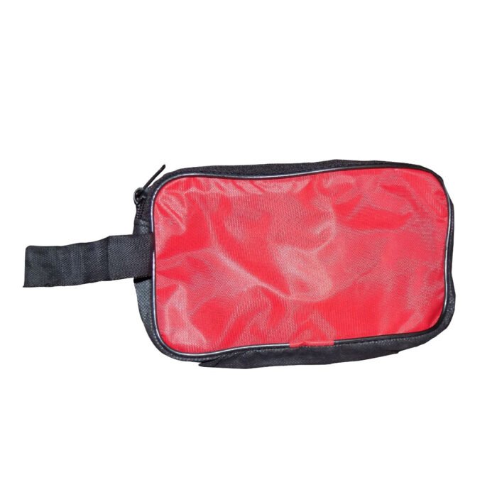 0845 Portable Travel Hand Pouch/Shaving Kit Bag for Multipurpose Use (Red)