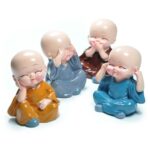 Baby Buddha 4Pc And Show Piece Used For House, Office And Official Decorations Etc. - Image 4