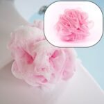 6074 Bath Shower Loofah Sponge Pouf Body Scrubber (Pack of 6Pcs)