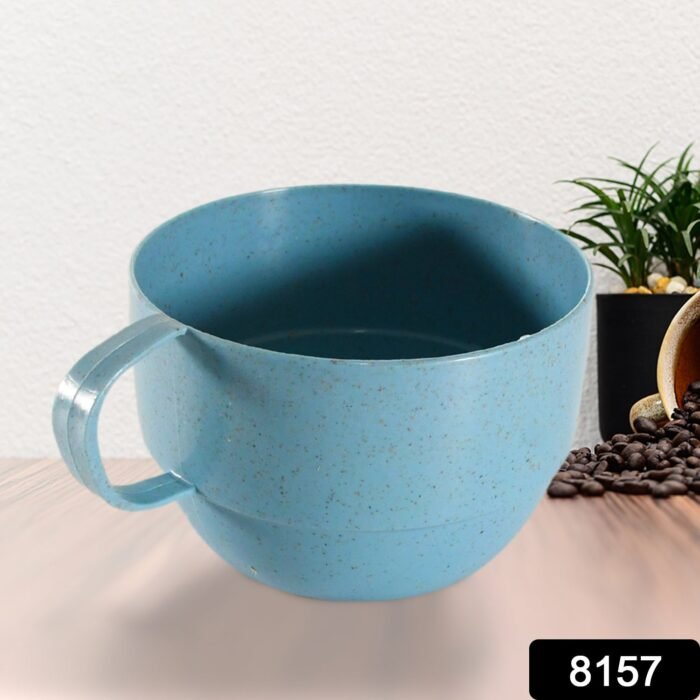 Multipurpose Plastic Water Cup, With Handle, Reusable Cups, Environmental Friendly Festival For Milk Cup, Coffee Cup, Tea Cup, Breakfast Cup, Drinking Mug Or Outdoor For Household Gift For Birthday (1 Pc) - Image 2