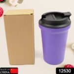 Stainless Steel Vacuum Insulated Coffee Cups Double Walled Travel Mug, Car Coffee Mug With Leak Proof Lid Reusable Thermal Cup For Hot Cold Drinks Coffee, Tea (1 Pc)