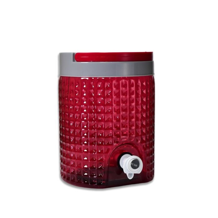 2073 Diamond cut design plastic water jug to carrying water and other beverages. (4500Ml)