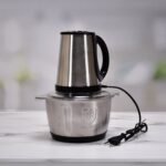 2362 STAINLESS STEEL ELECTRIC MEAT GRINDERS WITH BOWL HEAVY FOR KITCHEN FOOD CHOPPER, MEAT, VEGETABLES, ONION , GARLIC SLICER DICER, FRUIT & NUTS BLENDER (2L, 250WATTS)