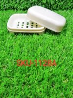 1128A Covered Soap keeping Plastic Case for Bathroom use