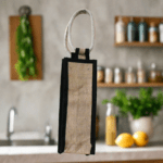 Jute Water Bottle Bag, Wine Bottle Gift Bag / Bottle Carry Bag / Water Bottle Cover Reusable And Eco-Friendly And Handle For Men & Women For Office, Gift Bag  (1 Pc)