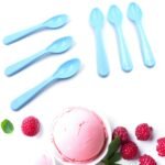 Food Plastic Spoon Set, Plastic Table Spoon Set Plastic Tea Spoon, Coffee With Abs Plastic, Heat-Resistant Spoon (6 Pc Set )