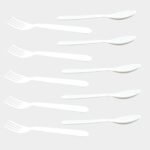 2422 Dinnerware Cutlery Premium Plastic Spoon And Fork Set - 10 pcs 
