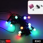 3Mtr Home Decoration Diwali & Wedding Led Christmas String Light Indoor And Outdoor Light ,Festival Decoration Led String Light, Multi-Color Light 1.4Mm (15L 3 Mtr)