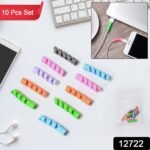 Spiral Charger Cable Protector Pack - Set of 10 Cable Savers for Fray Prevention and Device Compatibility - Image 2