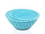 2088 Multipurpose Round Storage Plastic Basket Tray (3pcs)