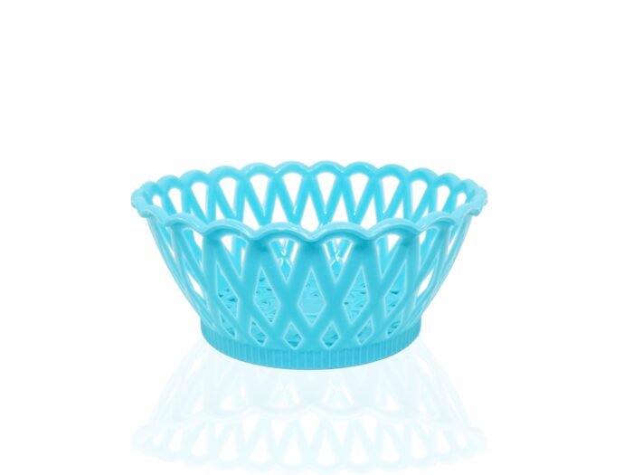 2088 Multipurpose Round Storage Plastic Basket Tray (3pcs)