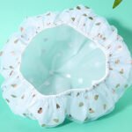 1411 Reusable Waterproof Elastic Free-Size Bathroom Shower Caps 