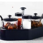 8122 Ganesh rendy Condiment set For Kitchen Transparent jar For Easy To Access Spice 1 Piece Spice Set  (Plastic) 