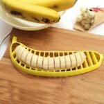 Banana Slicer- Perfect For Fruit Salads Handle Plastic Banana Fruit Slicer Cutter Chopper