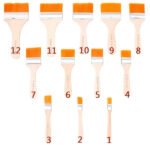 Artistic Flat Painting Brush - Set Of 12 - Image 9