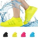 Shoe Cover (Small Size) For Rain Reusable Antiskid Waterproof Boot Cover Shoe Protector For Bike Silicone (1 Pair)