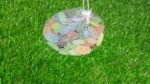 4015 Glass Gem Stone, Flat Round Marbles Pebbles for Vase Fillers, Attractive pebbles for Aquarium Fish Tank.