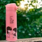 Pure Love Outdoor Sport Water Bottle 500Ml Leak Proof Bpa-Free For Travel Cold And Hot Water Glass Water Bottle With Daily Water Intake For Gym And Children, Fridge, For Home, Office, School (Moq :- 80 Pc)