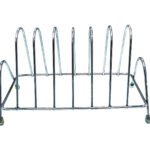 2135 Stainless Steel Square Plate Rack Stand Holder for Kitchen 
