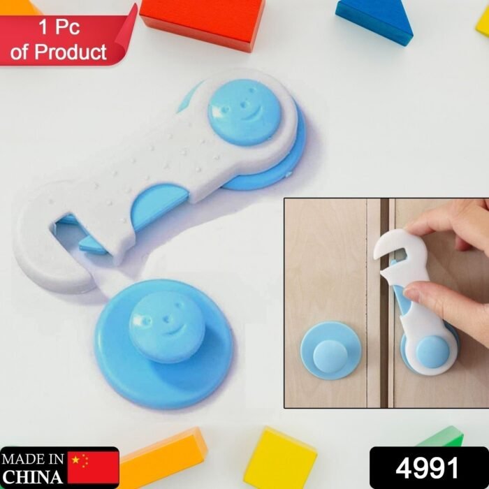 Child Safety Lock Child Toddler Baby Safety Locks Proofing For Cabinet Toilet Seat Fridge Door Drawers ( 1 Pc) - Image 2