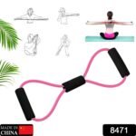 Sport Resistance Loop Band Yoga Bands Rubber Exercise Fitness Training Gym Strength Resistance Band, Exercise Equipment, Bands For Working Out (1 Pc Mix Color)
