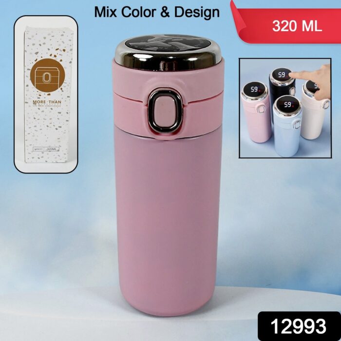 Smart Vacuum Insulated Water Bottle with LED Temperature Display - Image 2