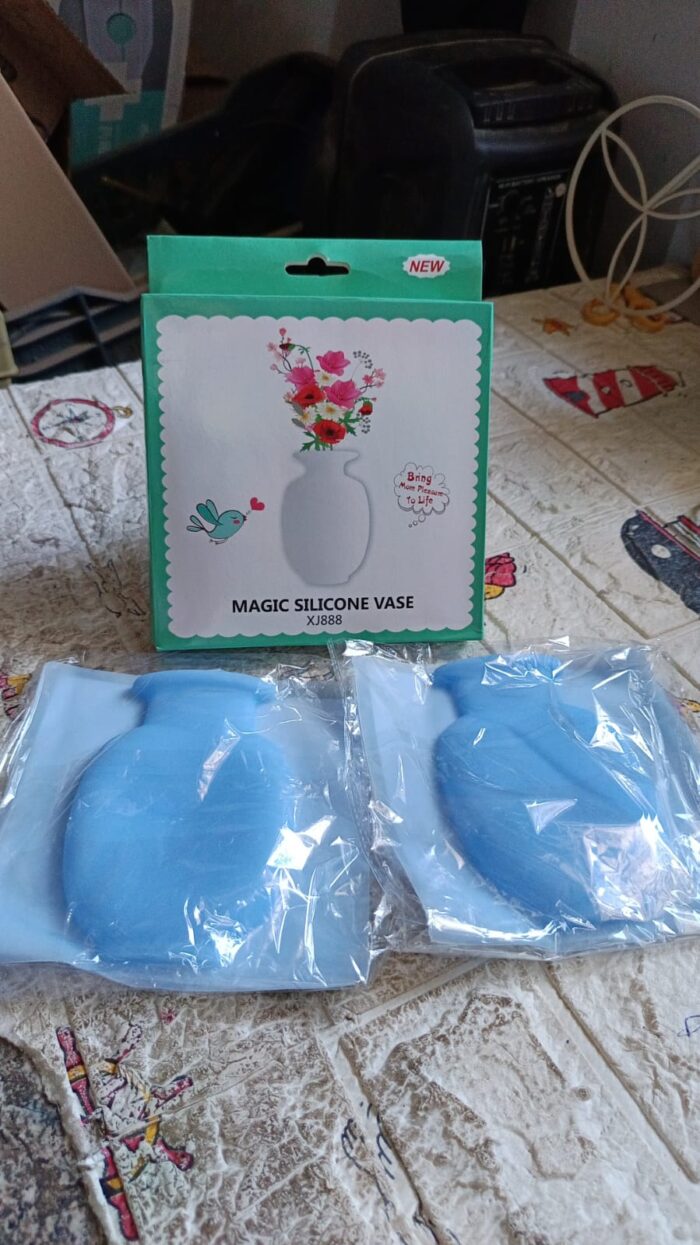Wall Hanging Silicone Flower Pot Sticker Plant Rack For Decoration (Multicolour) (2 Pc Set) - Image 10