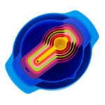 0833 8 Piece Nesting Bowls with Measuring Cups Set 