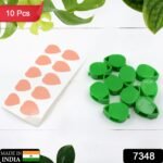 Plant Climbing Wall Fixture Clip Self-Adhesive Hook Vines Traction Invisible Stand Green Plant Clip Garden Wall Clip Plant Support Binding Clip Plants For Indoor Outdoor Decoration (10 Pcs Set)