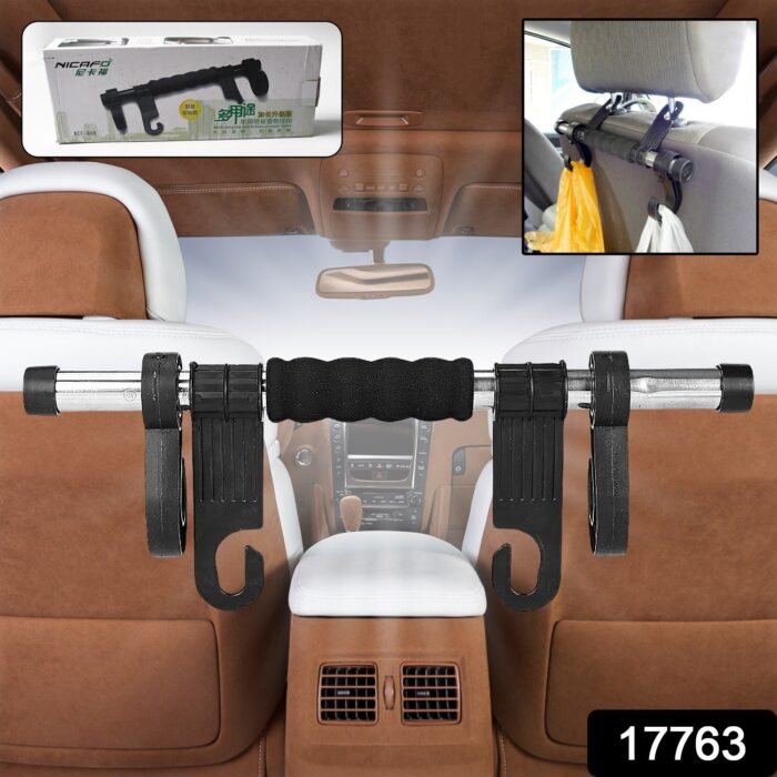 Car Back Seat Organizer Kit with Headrest Luggage Bag Holder Hook - Image 2