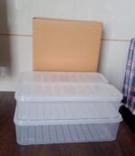 3-Piece BPA-Free Plastic Food Storage Containers with Secure Lids, Stackable and Freezer-Safe - Image 8