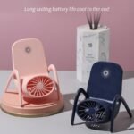 Portable Multifunctional Mobile Phone Holder & USB Rechargeable Fan