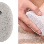 1252 Oval Shape Stone Foot, Heel Scrubber For Unisex Foot Scrubber Stone 