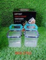 2763 4Pc Square Container 700Ml Used For Storing Types Of Food Stuffs And Items.