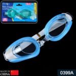 0399A SWIMMING GOGGLES WITH ADJUSTABLE CLEAR VISION ANTI-FOG WATERPROOF SWIMMING GOGGLES