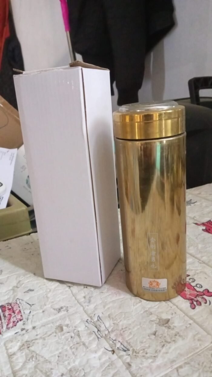 Stainless Steel Water Bottle With Foldable Spoon & Handle Easy To Carry, Leak Proof, Rust Proof, Hot & Cold Drinks, Gym Sipper Bpa Free Food Grade Quality, Steel Fridge Bottle For Office / Gym / School (420 Ml Approx) - Image 8