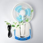 6002 PORTABLE LED LIGHT WITH MINI FAN- YJ 5570