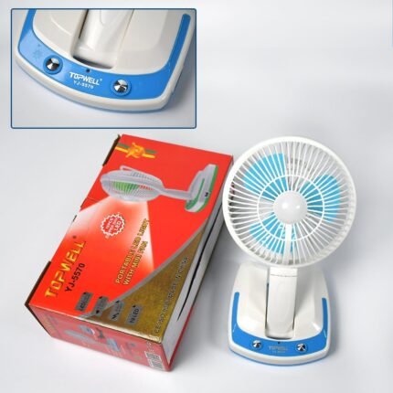 6002 PORTABLE LED LIGHT WITH MINI FAN- YJ 5570