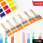 6-Piece Nylon Pine Brush Set - Versatile Painting Accesory - Image 2