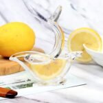 5345 Manual Lemon Slice Squeezer, Portable Transparent Fruit Juicer, Orange Citrus Manual Bird Shape Hand Juicer for Orange Lemon Lime,for Kitchen (Card Packing)