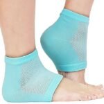 343 Heel Pain Relief Silicone Gel Heel Socks (Multicolor) 